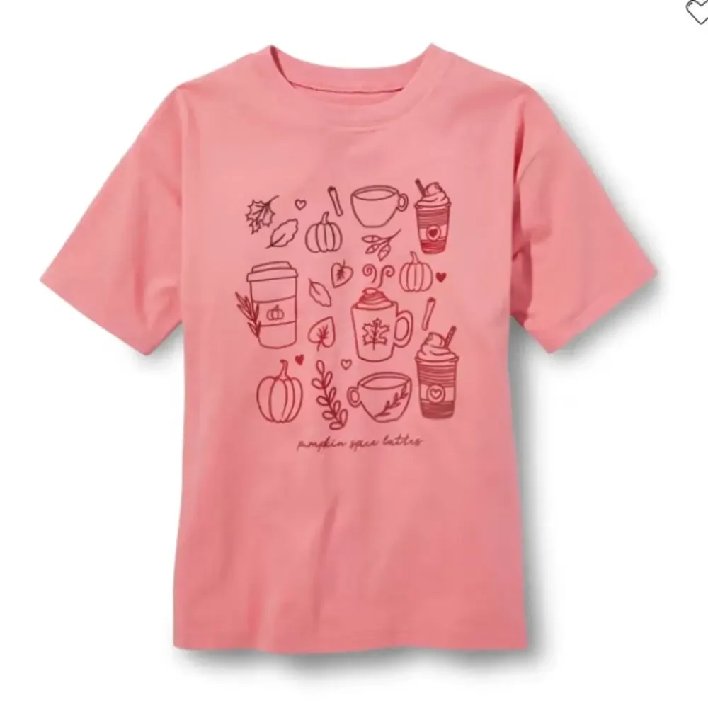 NWT The Children's Place Sugar &Jade Oversized Fall Short Sleeve Graphic T-shirt